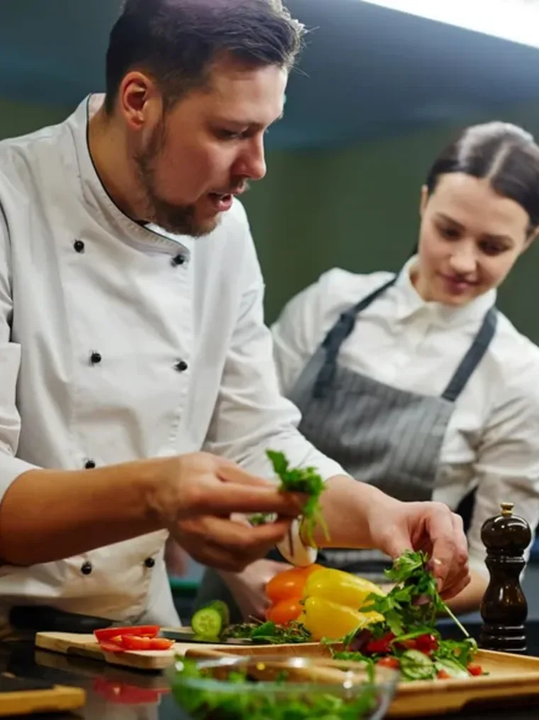 Chef en casa en un evento en Bogotá