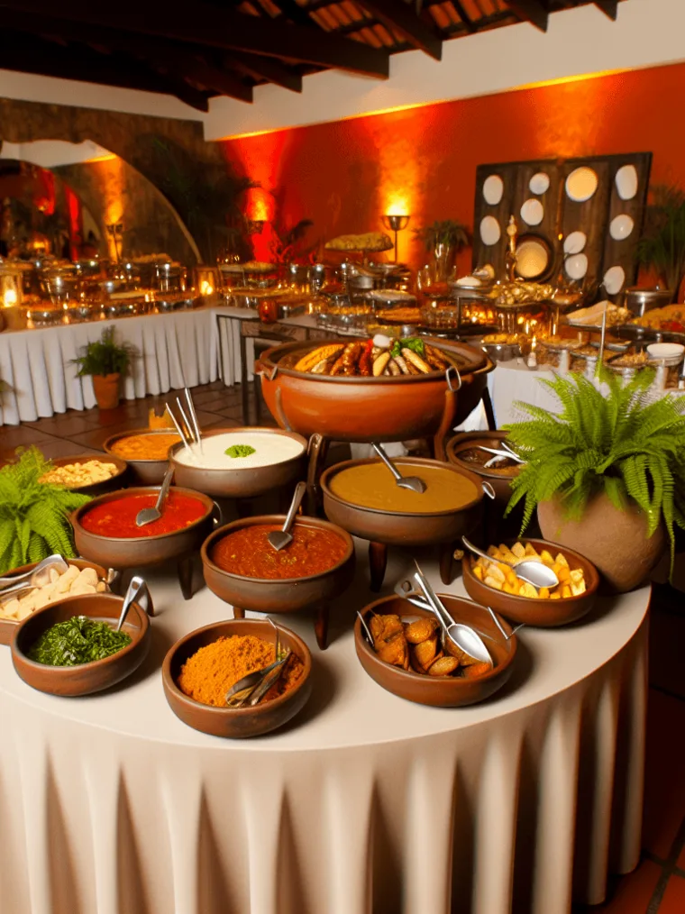 Alquiler de buffet en un evento en Bogotá