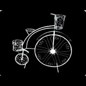 Bicicleta vintage mediana