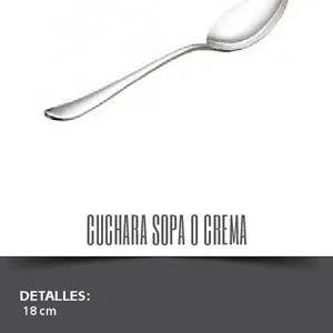 Cuchara de sopa o crema