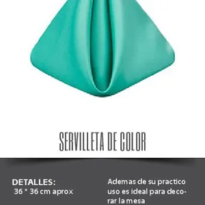 Servilleta de color
