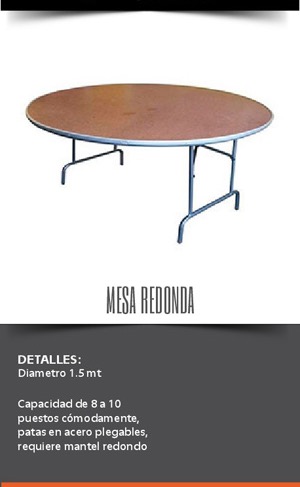 Alquiler de menaje para eventos
