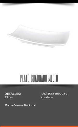 Alquiler de menaje para eventos