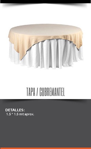 Alquiler de menaje para eventos